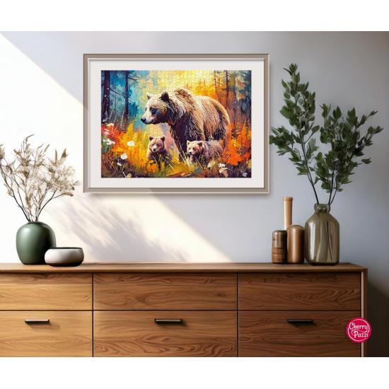 Puzzle Cherry Pazzi Ensemble dans la nature 1000 pièces