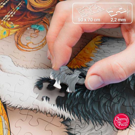 Puzzle Cherry Pazzi La Belle Et La Bête 1000 pièces