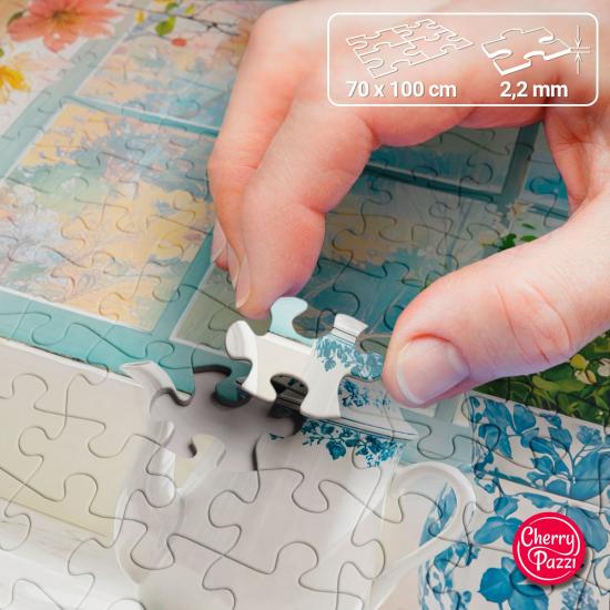 Puzzle Cherry Pazzi Matin Dans Ma Cuisine 2000 pieces