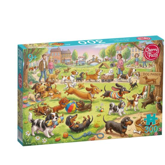 Puzzle Cherry Pazzi Aboyer Dans Le Parc XXL 300 pièces
