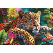 Puzzle Cherry Pazzi Léopard Inclinable de 500 pièces