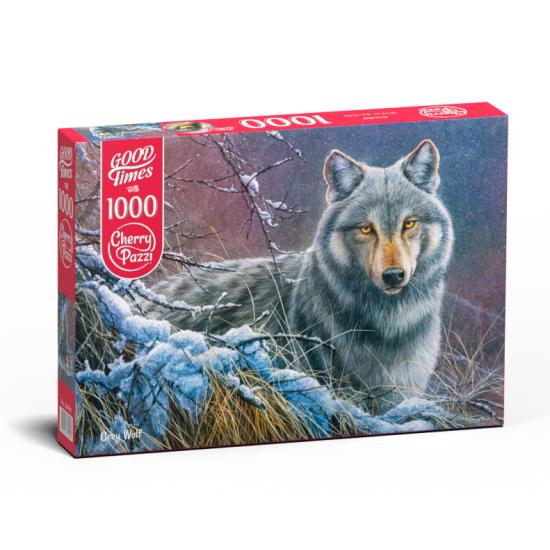 Puzzle Cherry Pazzi Loup gris 1000 pièces