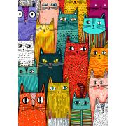 Puzzle Cherry Pazzi Les Chats Règnent Sur Le Monde 1000 pièces