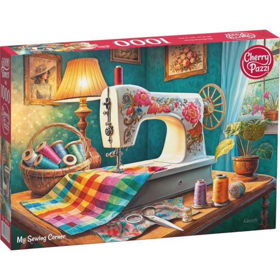 Puzzle Cherry Pazzi Mon coin Couture 1000 pièces