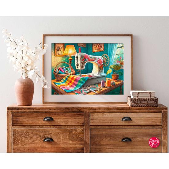 Puzzle Cherry Pazzi Mon coin Couture 1000 pièces