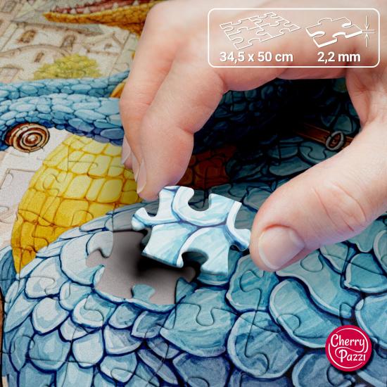 Puzzle Cherry Pazzi Mignonne Sur Roues XXL 300 pièces