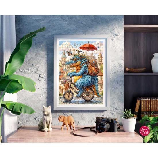 Puzzle Cherry Pazzi Mignonne Sur Roues XXL 300 pièces