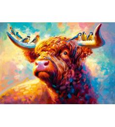 Puzzle Cherry Pazzi Mooing in the Air, 1000 pièces