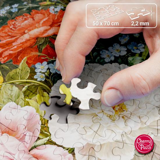 Puzzle Cherry Pazzi Nocturne Des Fleurs 1000 pièces