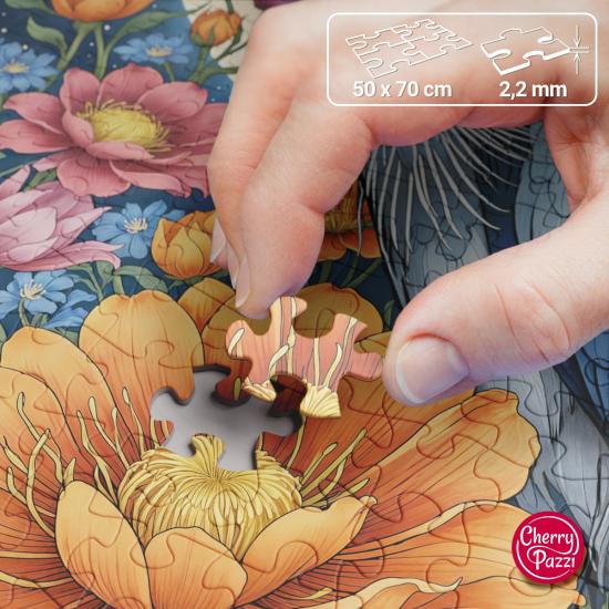 Puzzle Sérénade lunaire Cherry Pazzi, 1000 pièces