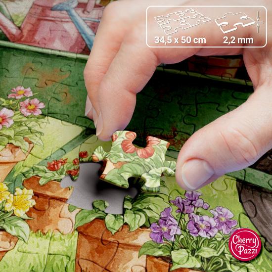Puzzle Cherry Pazzi Le bonheur du rempotage XXL 300 pièces