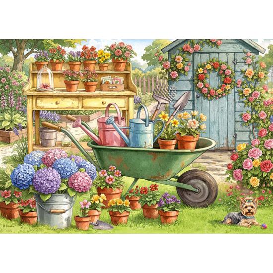 Puzzle Cherry Pazzi Le bonheur du rempotage XXL 300 pièces