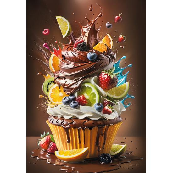 Puzzle Cherry Pazzi Gâteau Fou de 500 pièces Puzzle Cherry Pazzi Gâteau Fou de 500 pièces