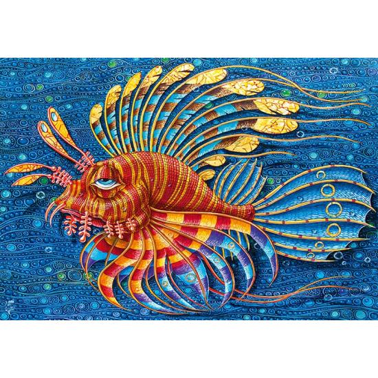 Puzzle Cherry Pazzi Poisson-lion de 500 pièces