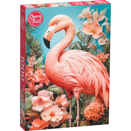 Puzzle Cherry Pazzi Pensez Rose 1000 pièces