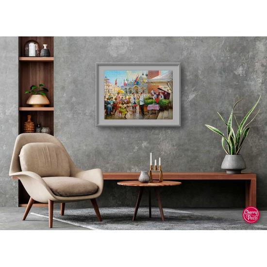 Cherry Pazzi Puzzle Place San Marco Venise 1000 pièces