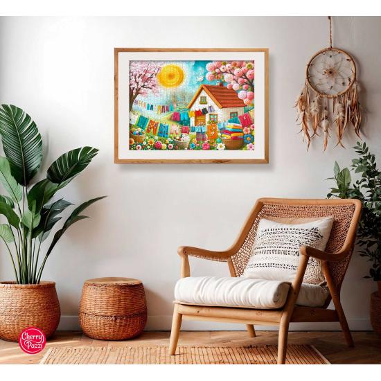 Puzzle Cherry Pazzi Prairie de vêtements 1000 pcs