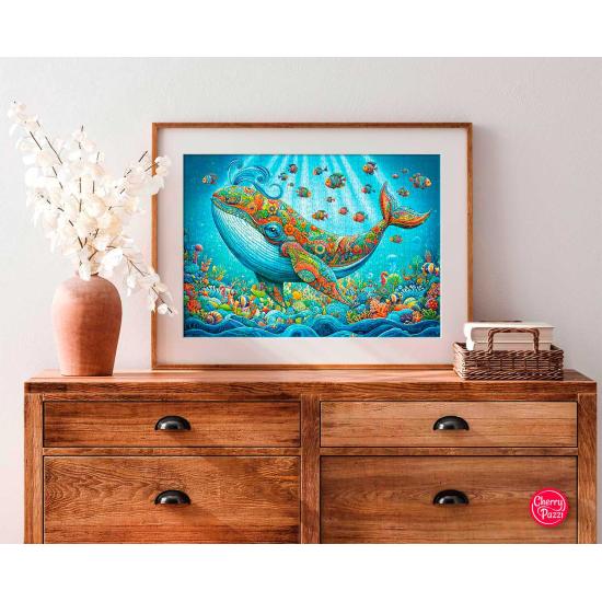 Puzzle Cherry Pazzi Prince des baleines 1000 pièces