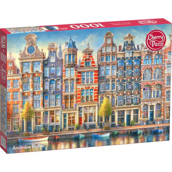 Puzzle Cherry Pazzi Rythme D'Amsterdam 1000 pièces