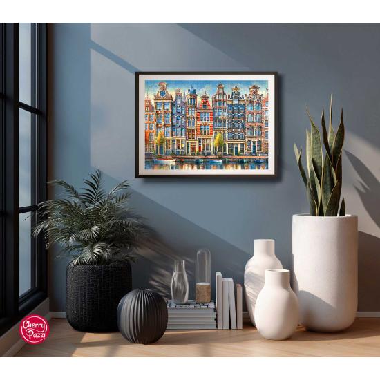 Puzzle Cherry Pazzi Rythme D'Amsterdam 1000 pièces