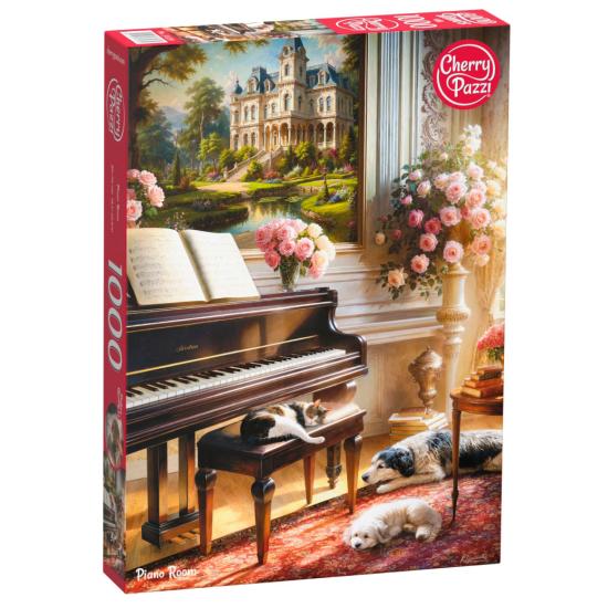 Puzzle Cherry Pazzi Salle De Piano 1000 pièces