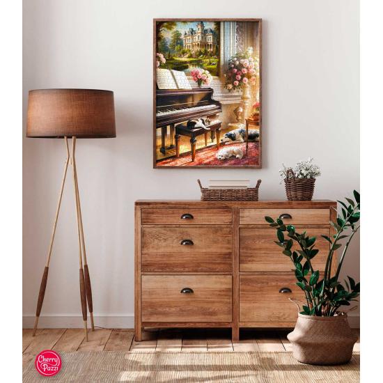 Puzzle Cherry Pazzi Salle De Piano 1000 pièces