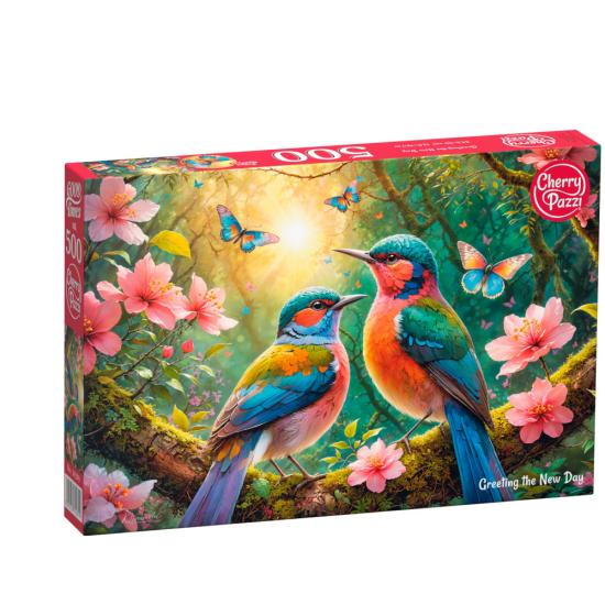 Puzzle Cherry Pazzi Saluer Le Nouveau Jour 500 pièc