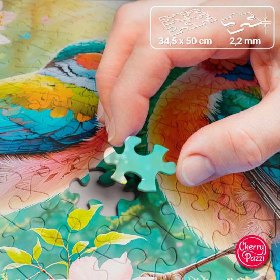 Puzzle Cherry Pazzi Saluer Le Nouveau Jour 500 pièc