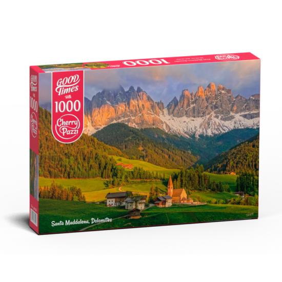 Cerise Pazzi Santa Magdalena, Dolomites Puzzle 1000 pièces
