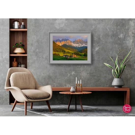 Cerise Pazzi Santa Magdalena, Dolomites Puzzle 1000 pièces