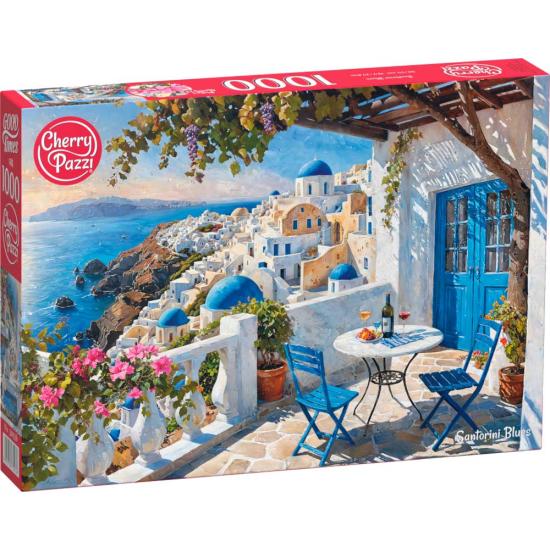 Puzzle Cherry Pazzi Blues de Santorin 1000 pieces