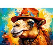 Puzzle Cherry Pazzi Monsieur Chameau de 500 pièces