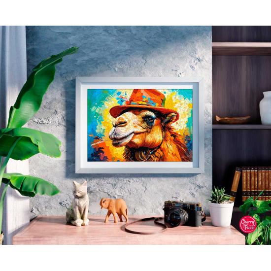 Puzzle Cherry Pazzi Monsieur Chameau de 500 pièces