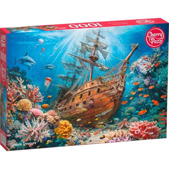 Puzzle Cherry Pazzi Trésor englouti 1000 pièces