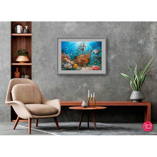 Puzzle Cherry Pazzi Trésor englouti 1000 pièces