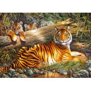 Puzzle 1000 pièces Cherry Pazzi Tigre calme