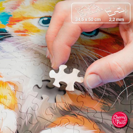 Puzzle Cherry Pazzi Trois Petits Coeurs 500 pièces