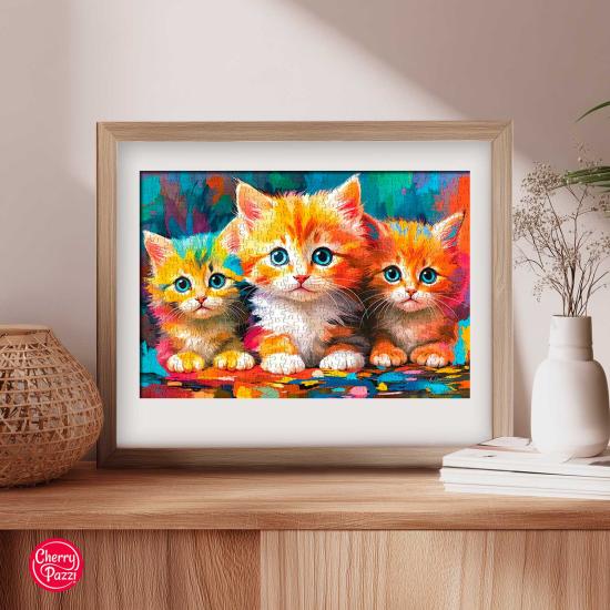 Puzzle Cherry Pazzi Trois Petits Coeurs 500 pièces