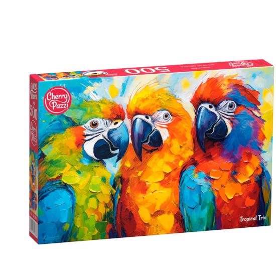 Puzzle Cherry Pazzi Trio Tropical 500 pièces