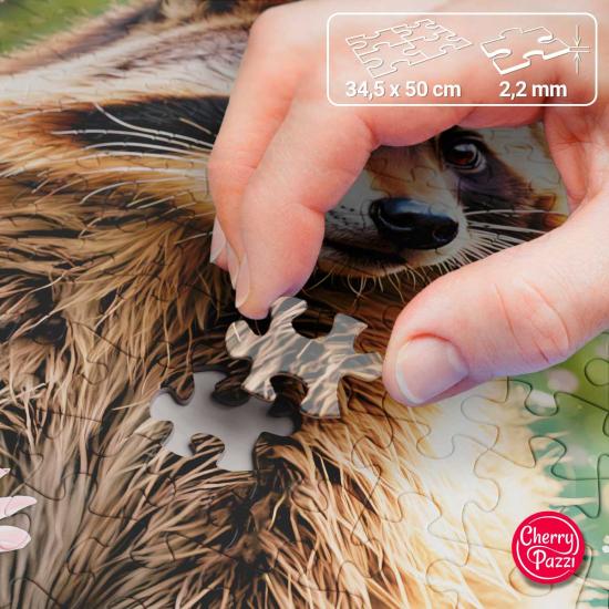 Puzzle Cherry Pazzi Une Exploratrice des Bois de 500 pièces Puzzle Cherry Pazzi Une Exploratrice des Bois de 500 pièces