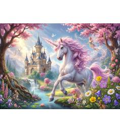 Puzzle Cherry Pazzi Pays Des Fées Des Licornes XXL 300 pièces