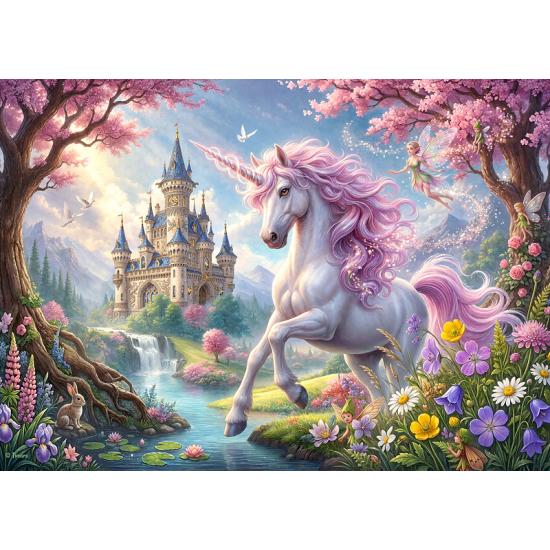 Puzzle Cherry Pazzi Pays Des Fées Des Licornes XXL 300 pièces