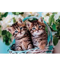 Puzzle Clementoni Adorables Jumeaux Chatons 60 pièces