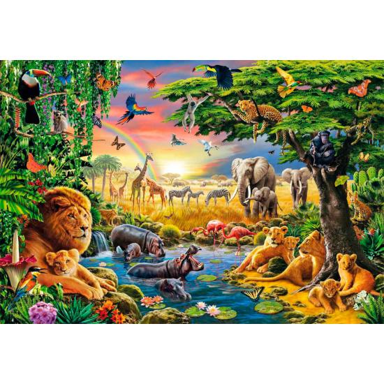 Puzzle Clementoni Animaux Africains 2000 Pieces