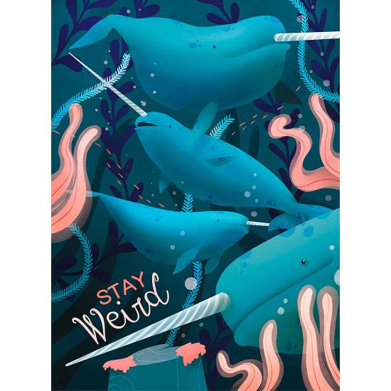 Clementoni Puzzle Animaux Fantastiques Le Narval 500 Pièces