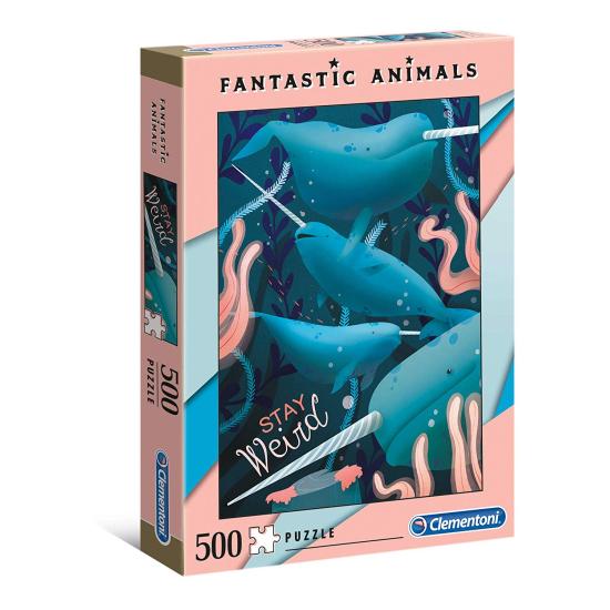 Clementoni Puzzle Animaux Fantastiques Le Narval 500 Pièces
