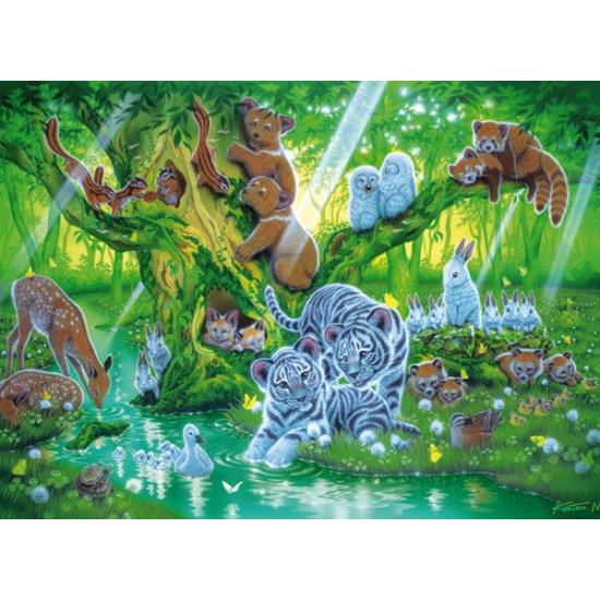 Clementoni Puzzle Arbre d'Animaux Phosphorescents 1000 Pièce Clementoni Puzzle Arbre d'Animaux Phosphorescents 1000 Pièce