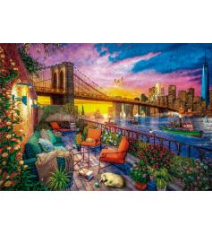 Clementoni Coucher de soleil sur le balcon de Manhattan Puzzle 3