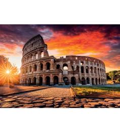 Puzzle Clementoni Coucher de soleil au Colisée de Rome, 1000 piè