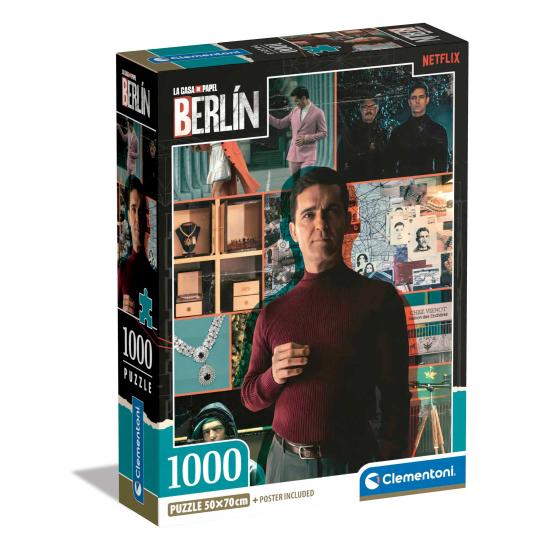 Puzzle Clementoni Le Vol d'argent Berlin 2 de 1000 Pcs Puzzle Clementoni Le Vol d'argent Berlin 2 de 1000 Pcs